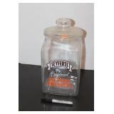 SEYFERTS PRETZEL ADVERTISING JAR