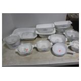 BLUE CORNFLOWER CORNING BAKING DISHES