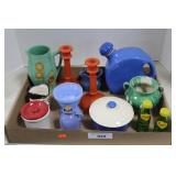 COLLECTION OF COLORED KITCHENWARE