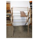 WOODEN DRYING RACK AND EXPANDABLE GATE