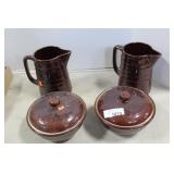 4 PIECES OF MARCREST STONEWARE