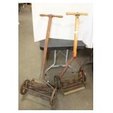 2 REEL MOWERS, GOOD CONDITION FOR AGE