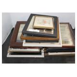 19 FRAMED PHOTOS AND PRINTS