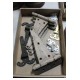 VINTAGE BARN DOOR HINGES, ICE BOX HINGES
