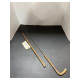 33" TALL CANE WALKING STICK WITH 22" SWORD INSIDE