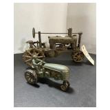 2 CAST IRON TRACTORS