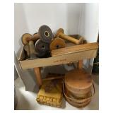 PRIMITIVE WOODEN LOT