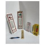 5 ADVERTISING THERMOMETERS