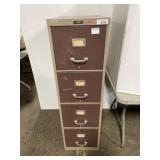 4 DRAWER METAL FILE CABINET