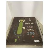 WOOD HOLE NO.1 MARKER SIGN