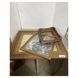 3 DECORATIVE PICTURE FRAMES