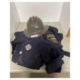 ROCHESTER FIRE DEPARTMENT OVERCOATS AND HELMET