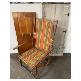 PRIMITIVE DOOR, BOAT CABIN DOOR, LAWN CHAIR