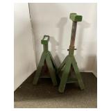 2 HEAVY DUTY HOMEMADE JACK STANDS