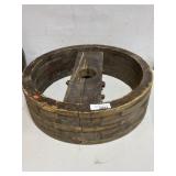 WOODEN PULLEY WHEEL