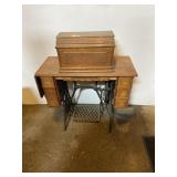 SEWING MACHINE CABINET, NO MACHINE