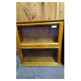 2 TIER BARRISTER STYLE BOOKCASE