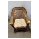 WICKER ROCKING CHAIR