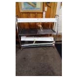 2 TIER GROW LIGHT STATION ON WHEELS