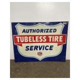 BF GOODRICH METAL ADVERTISING SIGN