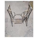 SINGER CAST IRON SEWING MACHINE BASE