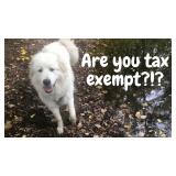 ARE YOU TAX EXEMPT?  Please read