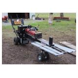 SELF PROPELLED HOMEMADE LOG SPLITTER