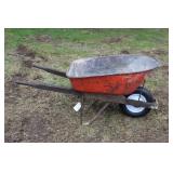 METAL WHEELBARROW
