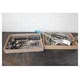 3/8" &  1/2" SOCKETS, C CLAMPS, COME ALONG