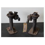 2 EARLY CAR JACKS