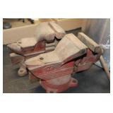 2 TABLE VISES, ROLL OF SHEET METAL