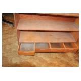 WOODEN ROLLING CABINET