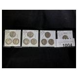 (10) 1945S MICRO "S" VARIETY DIMES