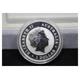 SILVER: 1 OZ, .999 FINE ROUND