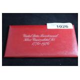 U.S. BICENTENNIAL SILVER UNCIRCULATED 3-COIN SET