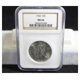 1994 WALKING LIBERTY HALF DOLLAR - NGC MS66