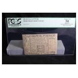 RHODE ISLAND COLONIAL CURRENCY BILL