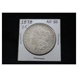 1878 CC MORGAN SILVER DOLLAR