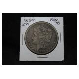 1880 CC MORGAN SILVER DOLLAR