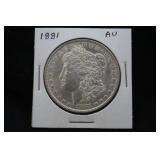 1881 MORGAN SILVER DOLLAR