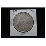 1881 O MORGAN SILVER DOLLAR
