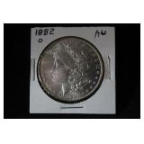 1882 O MORGAN SILVER DOLLAR