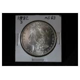 1882 S MORGAN SILVER DOLLAR