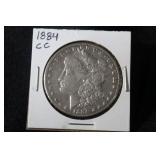 1884 CC MORGAN SILVER DOLLAR