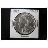 1885 MORGAN SILVER DOLLAR