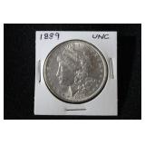 1889 MORGAN SILVER DOLLAR