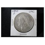 1890 O MORGAN SILVER DOLLAR
