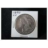 1890 CC MORGAN SILVER DOLLAR