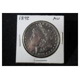 1892 MORGAN SILVER DOLLAR