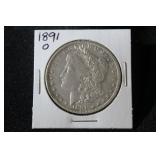1891 O MORGAN SILVER DOLLAR